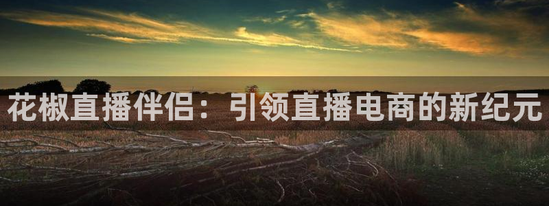 9255tv直播nba在线直播：花椒直播伴侣：引领直播电商的新纪元